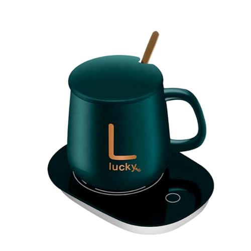 Image of Generic Smart Electric Coffee & Tea Mug Warmer with Auto Shut Off - Thermostatic Heating Coaster for Beverage, Milk, Tea, and Cocoa - Desk & Office User