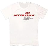  OF Interflug DDR National Airline East Germany Retro Hipster Unisex T Shirt 842