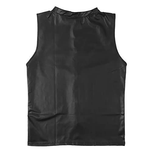 Ropa interior sexy para hombre mini slip chaleco casual piel 2