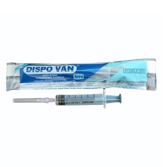 5ml Syringe With Fine Needles | Syringe 5ml For Medical Use | Disposable Dispovan 5 ml Syringes | Pack Of 20 (20)-image-49