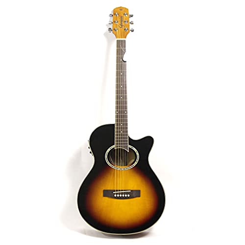 Violão Elétrico Aço Giannini Gsf1d Ceq Three Tone Sunburst