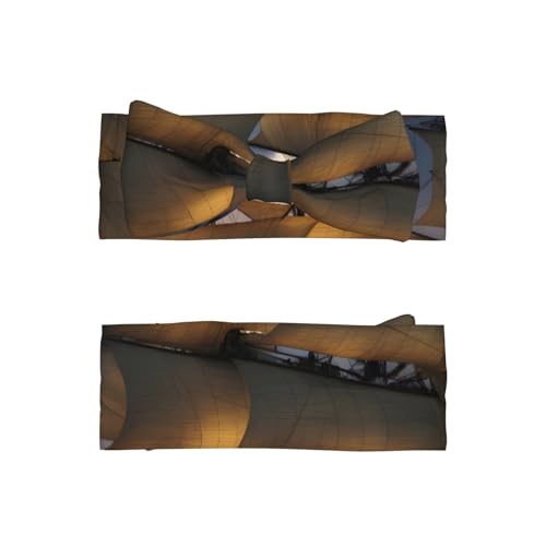 Pirate sailboat full moon Prints Baby Bow Headband Super Stretchy Soft Bows Hair Accessories for Newborn Infants Toddlers Kids Girls2