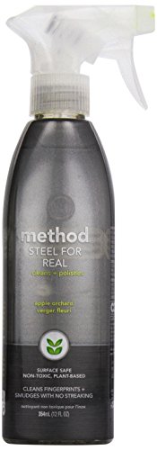 method Stainless Steel Cleaner + Polish Spray, Orchard Blossom, 12 oz