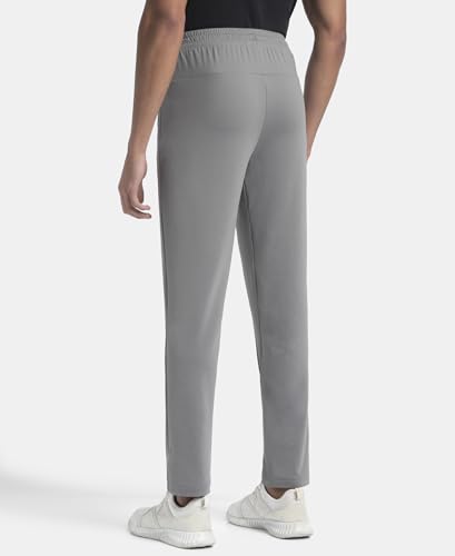 Image of Jockey SP16 Men Soft Touch Microfiber Elastane Stretch Active Wear Trackpant with Side Pockets and StayFresh Treatment