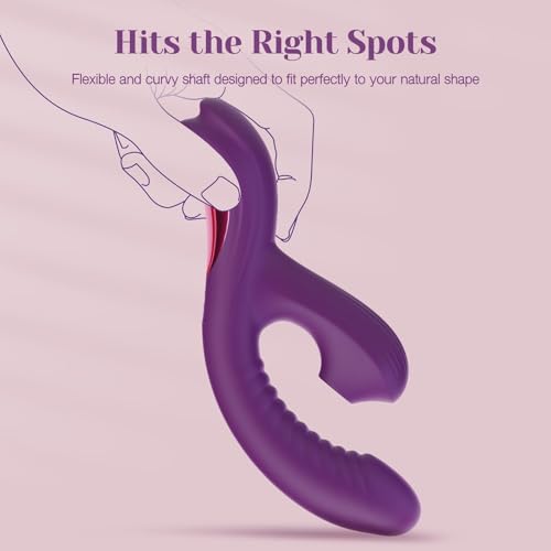 Tracys-Dog-Come-Hither-Rabbit-Sucking-Vibrator-for-Clitoral-G-Spot-Stimulation-Adult-Sex-Toys-for-Women-Couple-Vibrating-Finger-Massager-with-3-Suction-and-10-Vibration-Come-Hither-Modes-Beta