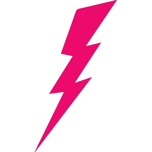 Image of Lighting 1 (Pink) (Set Of 2) Premium Waterproof Vinyl Decal Stickers For Laptop Phone Accessory Helmet Car Window Bumper Mug Tuber Cup Door Wall Decoration