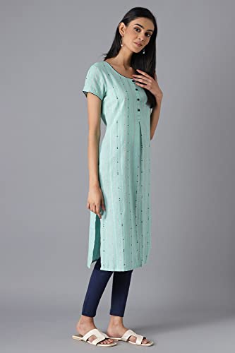 Image of Aurelia Women's Cotton Regular Fit Casual Kurta