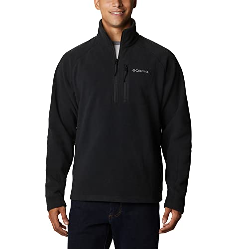 Columbia Herren Fast Trek III Half Zip Fleece Pullover, Black, Black, L EU