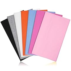 Black, gray, white, orange, blue, pink