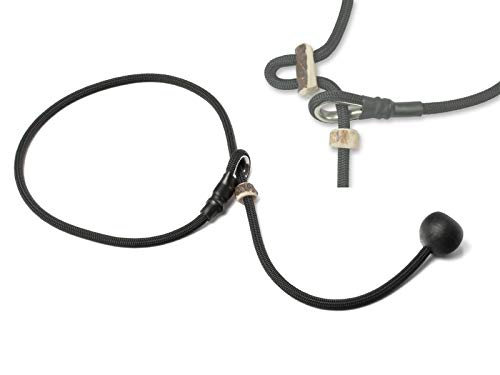 Mystique® Field Trial Kurzführer 6mm mit Zugbegrenzung schwarz 70cm