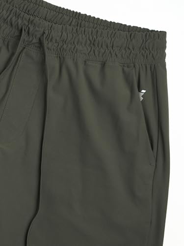 Image of TECHNOSPORT Men's Regular Fit Solid Sports Shorts with Duracool+ for Running, Training & Workout Wear