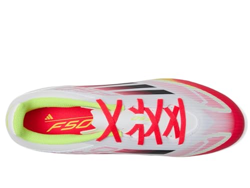 Image of adidas F50 Club FG /MG Football Cleats, Tesoye /Cblack /Lucred, Firm Ground /Multi-Ground Soccer Shoes