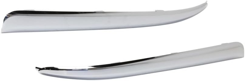 KarParts360 for Dodge Durango 2014-2022 Bumper Cover Molding Driver and Passenger Side | Pair Rear | Lower | Chrome | Made of ABS Plastic | Replacement for CH1146104, CH1147104 | 5113731AB, 5113730AB