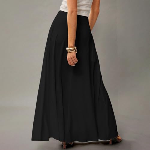 Women's 2025 Bohemian Long Floral Skirts Flowy High Waist Floral Maxi Skirt Summer Regular Trendy Skirts3