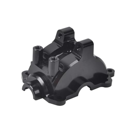 XBERSTAR Differential Cover for Tamiya TT02 TT02D TT02B TT02RR TT02FT 1/10 RC Aluminum Alloy Differential Front and Rear Upper Cover Upgrade Parts (Black)