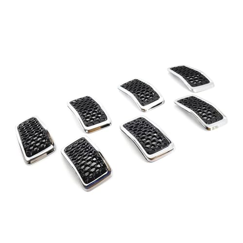 Calandre pare-chocs avant noir brillant et chrome 7 pièces pour Jeep Cherokee 2019-2022
