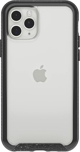 Coque iPhone 11 Pro antichoc OtterBox transparente à bords colorés gris et surélevés