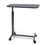 Lumex Modern Overbed Table with Wheels - 28-41' Adjustable Height for Hospital Bed & Home Bedside...