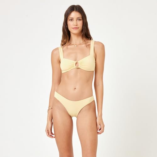 L*Space Rocky Bikini Bottom for Women, Classic Coverage, Low Waisted Bottom, Wide Strips on HIPS, Swimsuit Bottom for Summer2