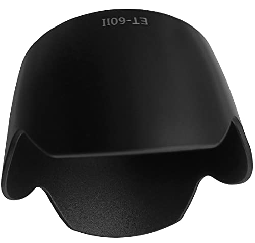 ET-60 Lens Hood Shade for Canon EF 75-300mm f/4-5.6 III,EF 75-300mm f/4-5.6 III USM,EF-S 55-250mm f/4-5.6 is II,EF-S 55-250mm f/4-5.6 is(Not for is STM),58mm Lens Hood HUIPUXIANG - Image 3