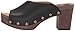 SBICCA Women's Clog Mule Heeled Sandal, Black, 10