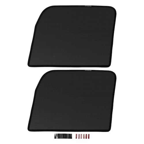 FUELHOOD Toyotaに対応 N-BOX JF5/JF6シリーズ専用 車両用サンシェード フロントウィンドウ＆サイドウィンドウ用 日除けネット ブラック