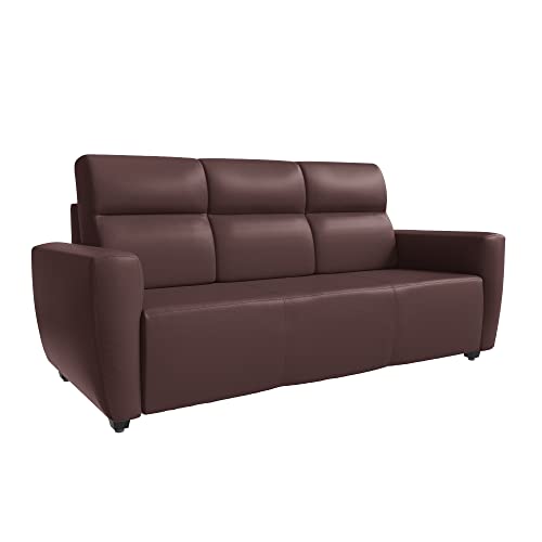 Image of Wakefit Sofa Set | 3 Year Warranty | Sofa 5 Seater, 5 Seater Sofa for Living Room, Wooden Sofa Set, Sofa Set 3+2 Seater - Belize(Romance : Dark Fantasy)