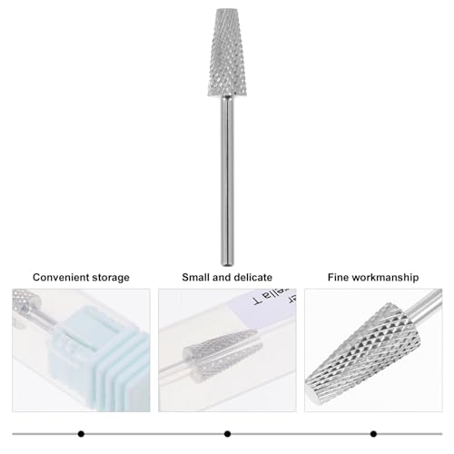 Cabezas de broca para taladro de uñas polidoras de tungsteno miniatura 6
