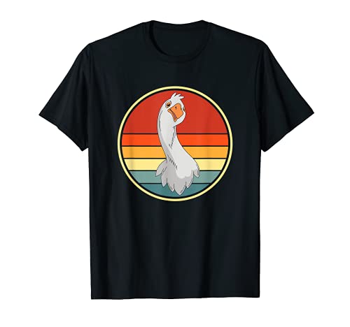 Amante de animales de granja Retro Goose Camiseta