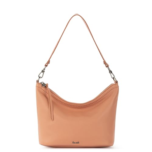 Image of The Sak Jasmine Bucket Crossbody in Leather, Detachable Leather Shoulder Strap, Nectar