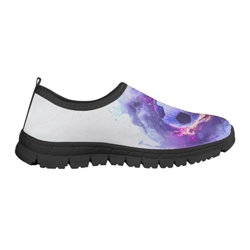 TODIYADDU Soccer Basketball Sports Lover Shoes for Boys Athletic Slip On Sneakers3