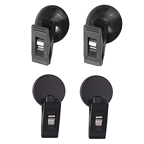 4 Pcs Car Parking Ticket Holder Clips Plastic Car Windshield Invoice Ticket Holder Photo Card Holder Clamps, 2 Styles