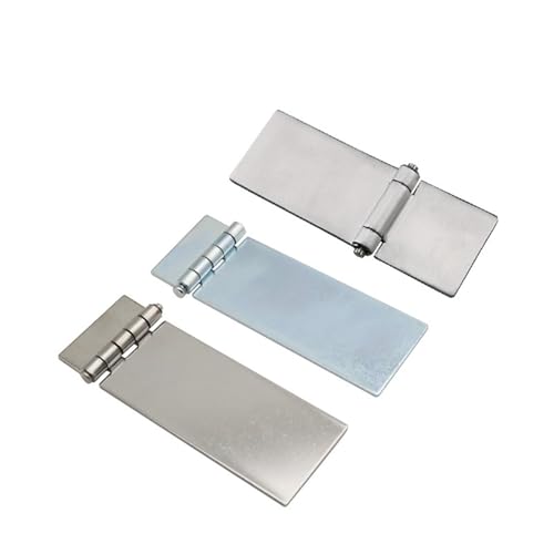 Foldable Shaped Load-Bearing Hinge Electrical Cabinet Mechanical Equipment Toolbox 1Pcs(75x70mm-Left)