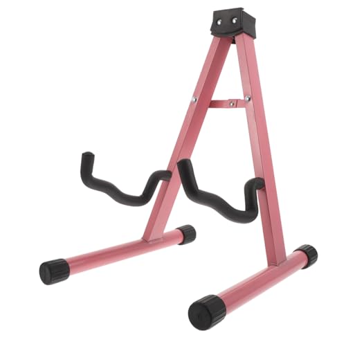 DRESSOOS 折りたたみ可能で安定した属製ギタースタンド 自在の字型設計 アコースティック エレキ ベース対応 ポータブル音楽用スタンド ステ