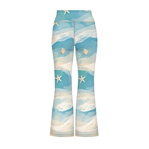 Starfish Girls Flared Yoga Pants Tummy Control High Waisted Flare Leggings Kids Soft Stretchy Dance Bootcut Pants3