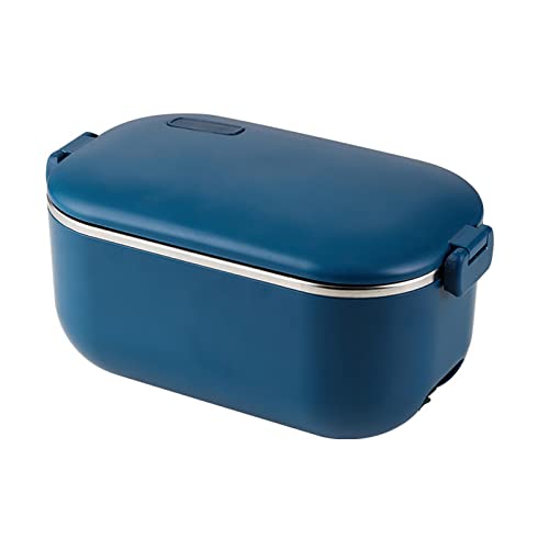 LANMOU 220V 1L Fiambrera Eléctrica Calentador, Recipiente Extraíble de Acero Inoxidable Fiambrera Calefacción, Fiambrera Electrica Portatil Adecuado para Camping, Oficina, Escuela (Blue) Cover