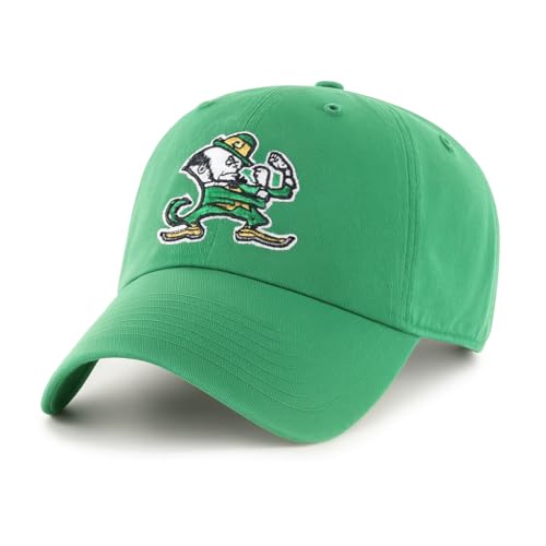 Gorra béisbol verde Universidad Notre Dame ajustable miniatura 1