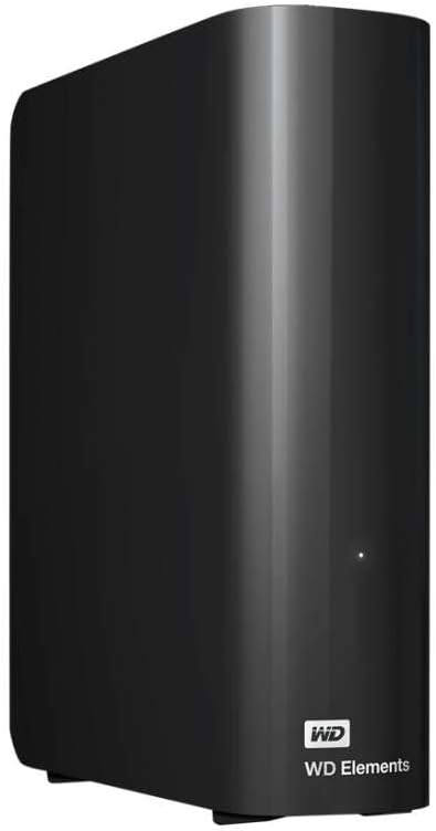 WD 18TB Elements Desktop External Hard Drive - USB 3.0, Black