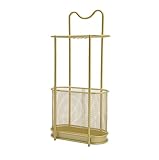 Conçu pour durer : fabriqué à partir d'excellents tubes en acier, avec peinture de cuisson et processus de revêtement par pulvérisation, cet organisateur de parapluie est solide, résistant à l'usure, à la corrosion et à la rouille, ce qui garantit une longue durée de vie.