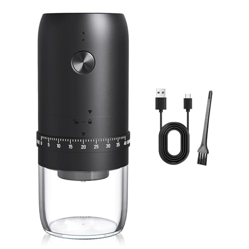 YROHGKPN Molinillo de café inalámbrico, molinillo de café de moda, herramienta de molienda recargable, inalámbrico para máquinas eléctricas