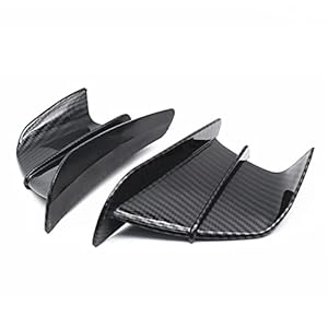 Luejnbogty For Cbr650R 650 500 R F 250 1000Rr Motorcycle Fixed Wind Wing Spoiler Guard Cover Modified Accessories, Carbon Fiber &Amp; Black, 500183366 7 31nnckrd+yl. sl500 . ss300