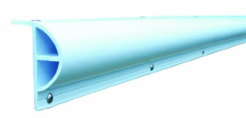 dock edge prodock heavy p dock profile - 3 839 sections - white