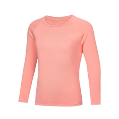 Girls Long Sleeve Athletic Shirts Quick Dry Basic Tees for Gym Yoga Lightweight Clothes Kids Teens Sports Tee Tops