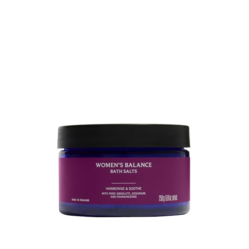 Neal's Yard Remedies Womens Balance Bath Salts, Salt Crystals with Essential Oil Blend for Women, Vegan & Cruelty-Free, 250g