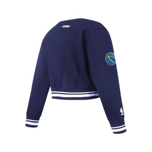 Image of Pro Standard Big Girls NBA Retro Classics Fleece Crewneck Sweatshirt
