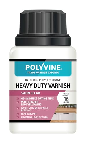 POLYVINE Heavy Duty Interior Wood Varnish Satin 100ml