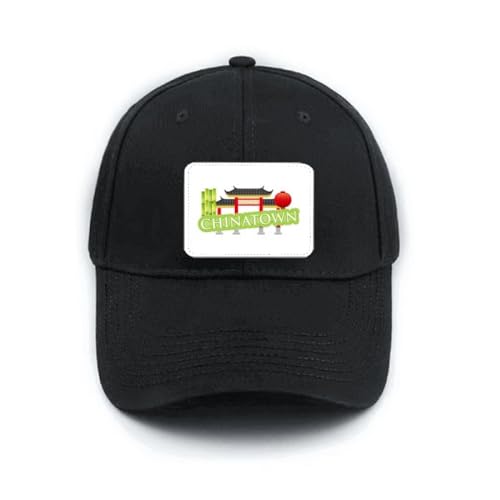 Casquette de baseball réglable noire Green China Town idéale pour vos sorties urbaines