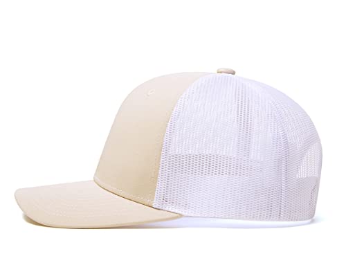 Image of Quanhaigou Trucker Hat - Mesh Snap Back - Unisex Adjustable Baseball Cap - Outdoor Hats for Men Women