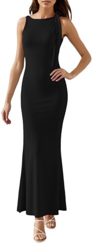 Ladies Fashion Temperament One Shoulder Streamer Solid Color Dress Gown Ladies Dress Long