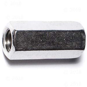 5/16"-18 x 1 18-8 Stainless Steel Coarse Thread Coupling Nuts (18 Pieces)